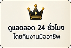 ดูแลตลอด 24 ชั่วโมง