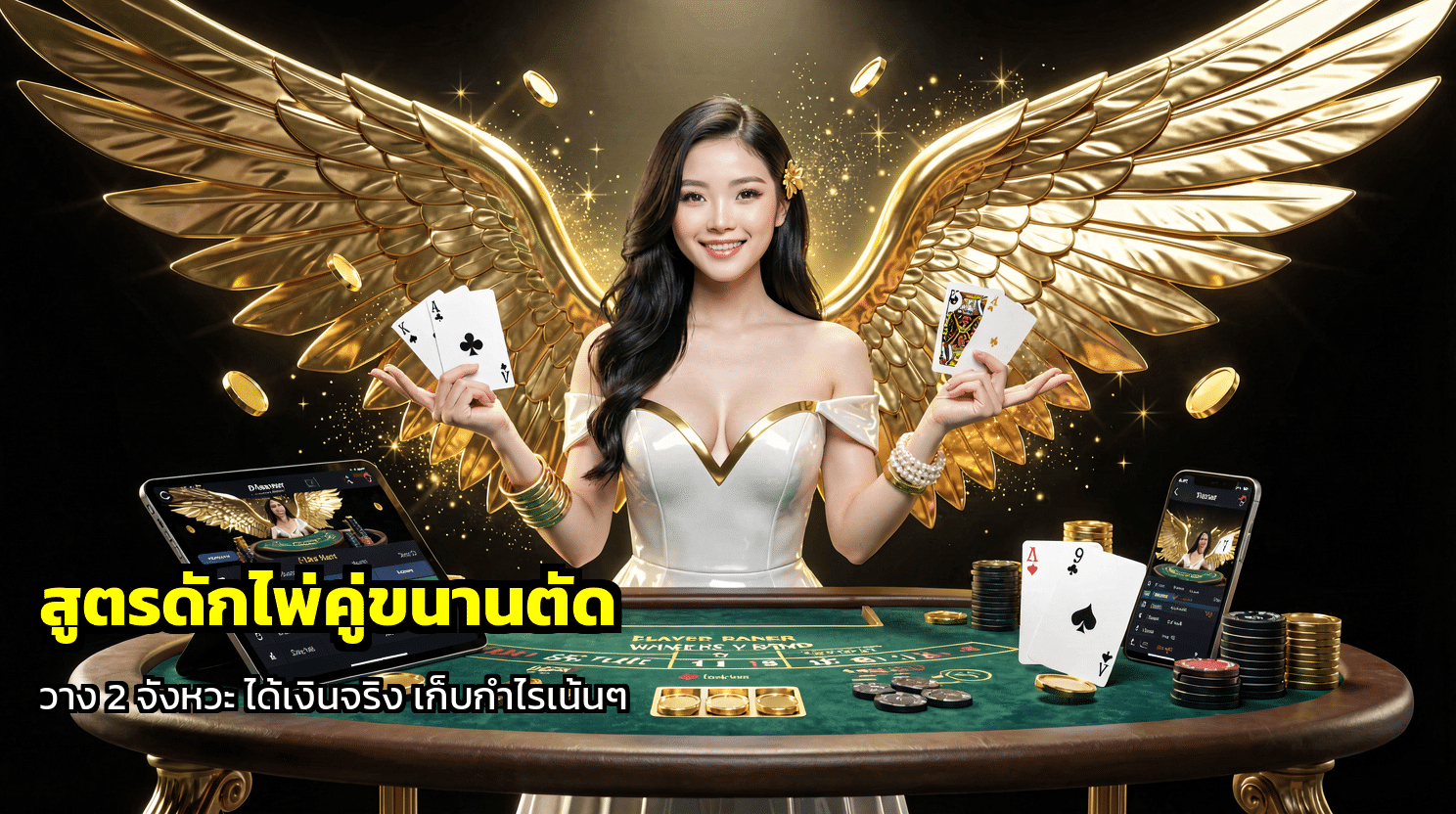 สูตรดักไพ่คู่ขนานตัด